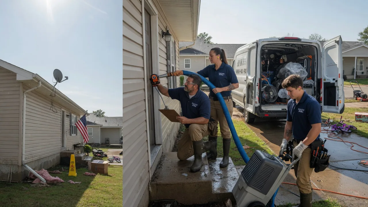 Ceiling Water Damage Restoration in Plumerville, AR near me